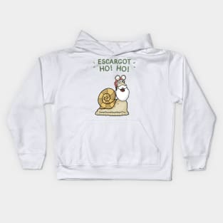 Escargot Ho Ho Kids Hoodie